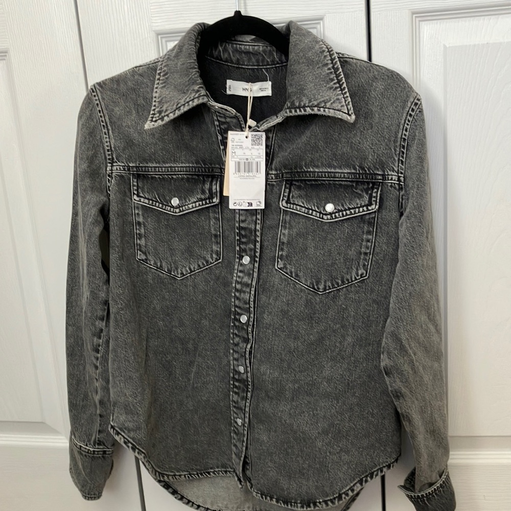 Denim shirt from Mango size 6 NWT